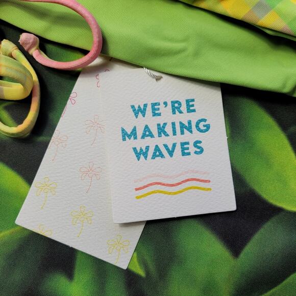 NWT Dippin' Daisy's Reversible Infinite Plaid String Bikini Bottom size Large - Picture 12 of 15